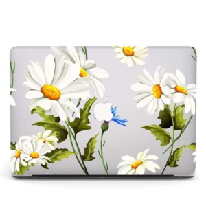 unique beautiful white daisy flower design macbook cover air and pro and for more skin click here a lightweight and sophisticated choice to complement your macbook this cover combines elegance with practicality select your macbook model and enjoy the timeless appeal of wood leather while providing reliable protection order now for a seamless blend of style and functionality need help chat with us below or send us a direct message on social media for twitter x click here retina screen size 12 13 14 15 16 inch m1 m2 available in bahrain saudi arabia uae qatar kuwait and oman dubai abu dhabi sharjah riyadh alkhobar jeddah dammam taif manama hamad town and isa town doha al rayyan al khor muscat nizwa sohar and salalah | maqwhale