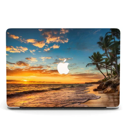 unique beautiful beach sunset design macbook cover air and pro and for more skin click here a lightweight and sophisticated choice to complement your macbook this cover combines elegance with practicality select your macbook model and enjoy the timeless appeal of wood leather while providing reliable protection order now for a seamless blend of style and functionality need help chat with us below or send us a direct message on social media for twitter x click here retina screen size 12 13 14 15 16 inch m1 m2 available in bahrain saudi arabia uae qatar kuwait and oman dubai abu dhabi sharjah riyadh alkhobar jeddah dammam taif manama hamad town and isa town doha al rayyan al khor muscat nizwa sohar and salalah | maqwhale