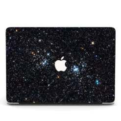 MacBook Case - Blue Space Air Pro M2 MacBook Cover in a Unique Beautiful Stars in Blue Galaxy