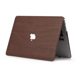 MacBook Case - Red Wood leather Case Air Pro M2