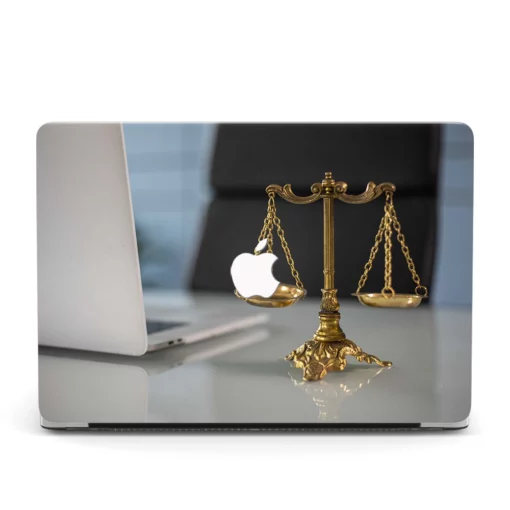 غطاء جهاز macbook مقياس ميزان العدل m1 m2 المحامي إير برو m1 m2 العدالة | maqwhale