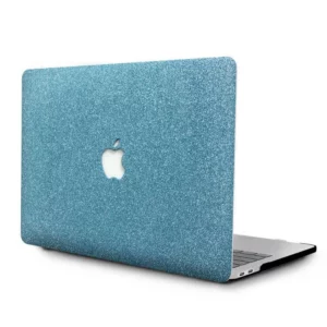 macbook cover   blue glitter leather air pro m1 m2 macbook case