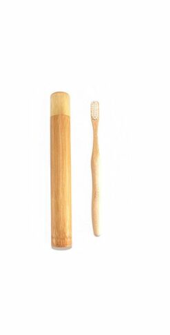 bamboo toothbrush case | maqwhale