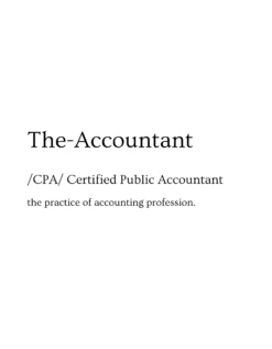 T-shirt - Accountant Style 8 CPA Certified Public Accountant