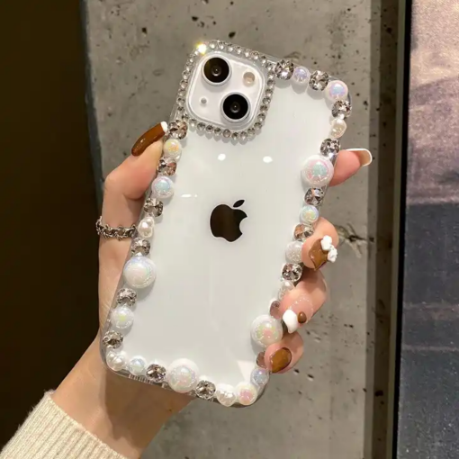 girls iphone case in a new irresistibly pearls | maqwhale