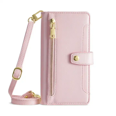 girls pink iphone case leather wallet | maqwhale