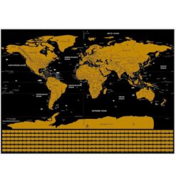 scratch off map of world | maqwhale