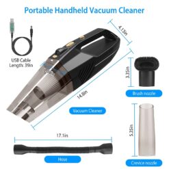 Car Vacuum Cleaner in a New Wireless Portable Handheld