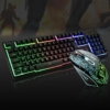 gaming keyboard mouse in a beautiful rgb lights | maqwhale